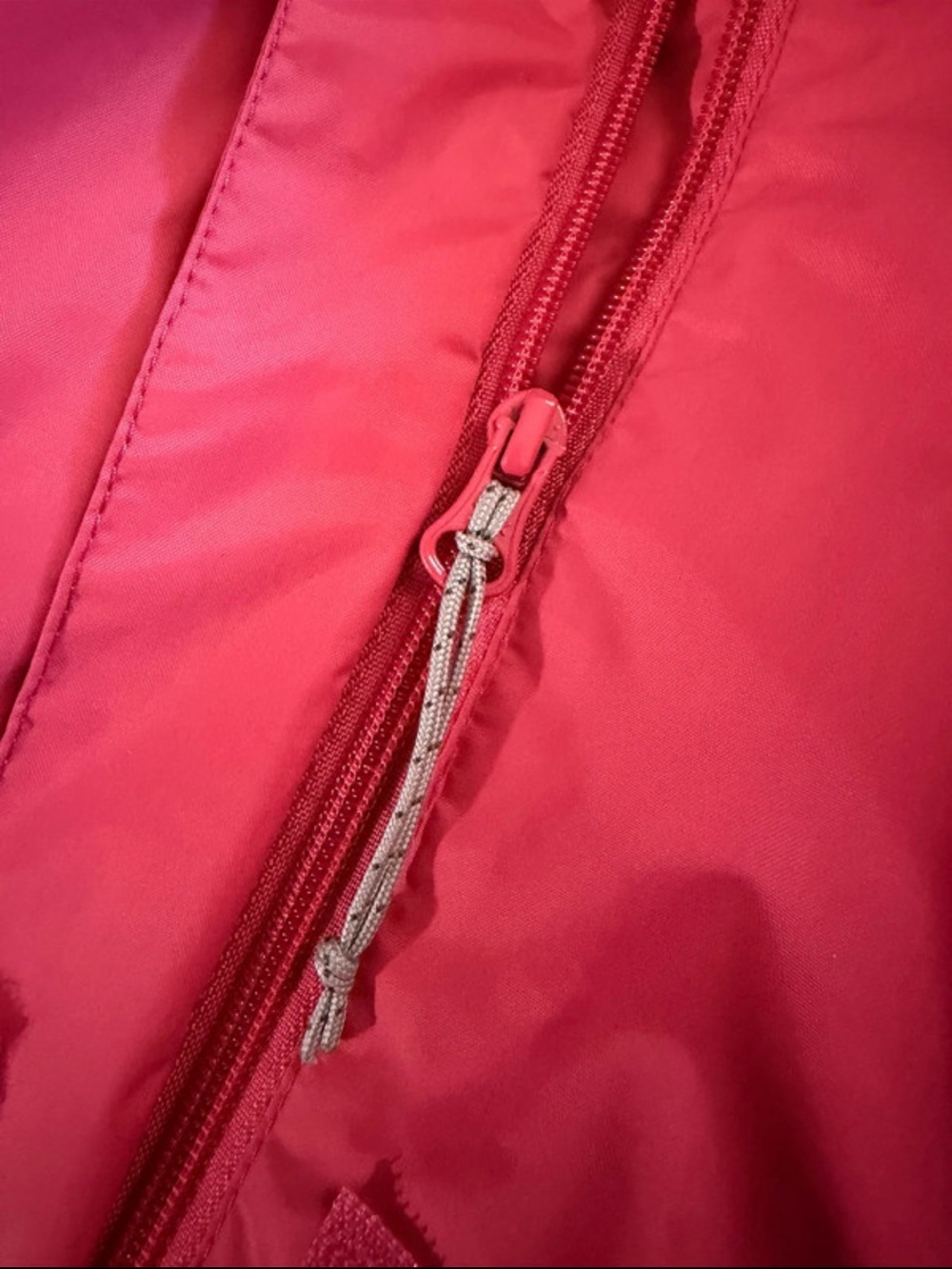 Columbia Omni-Tech Waterproof Hooded Rain Jacket - Coral / Pink - Picture 6 of 7